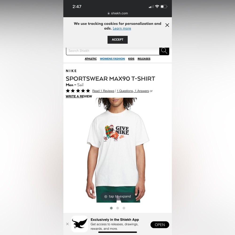 Nike Max 90 Christmas shirt